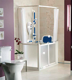 Half Height - White - Standard Shower Doors and Screens